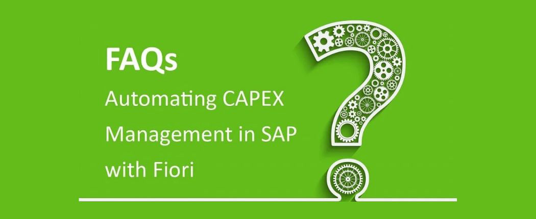 FAQs for CAPEX with SAP Fiori